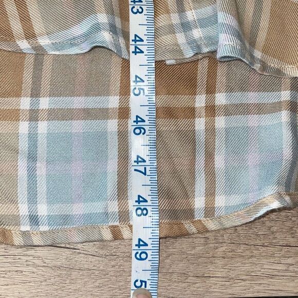 Show Me your MuMu Womens Leo Button Down Tunic Shirt Dress Multicolor XS NWT - Picture 8 of 9